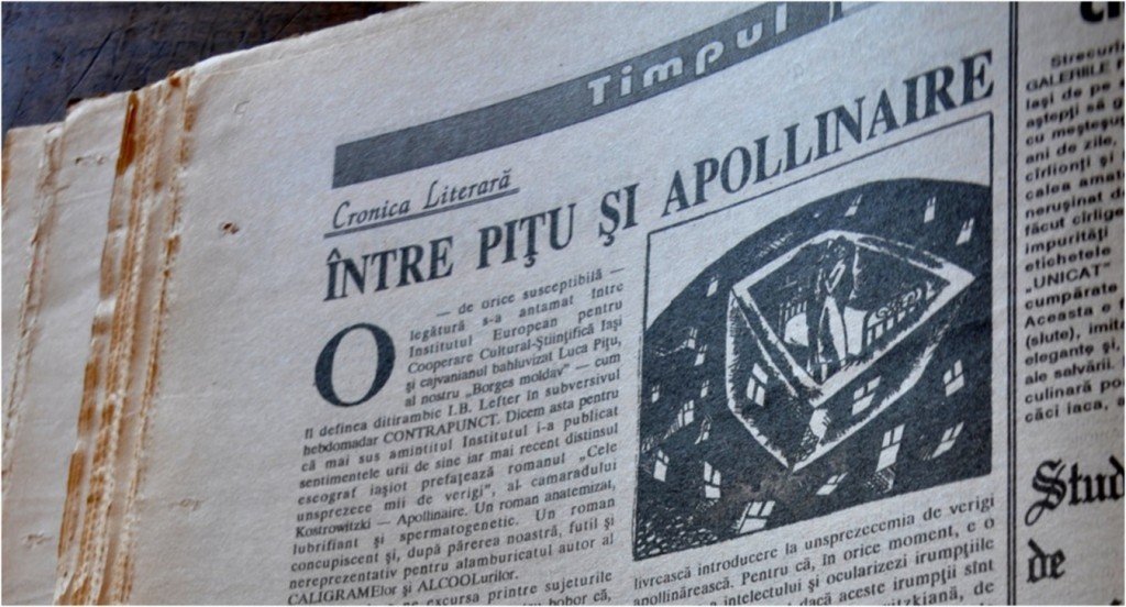 Cronică apărută în revista „Timpul“, anul III (CXVI), Nr. 21 (97), iunie 1992, Iași